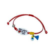 Load image into Gallery viewer, Martis - Greek March protection bracelet / Ladybug
