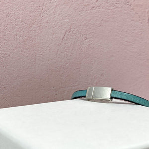 Petite sirène leather bracelet back clasp