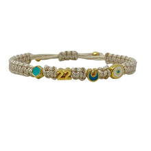 Load image into Gallery viewer, Horseshoe New Year 2022 Lucky Charm Handmade Adjustable Bracelet
