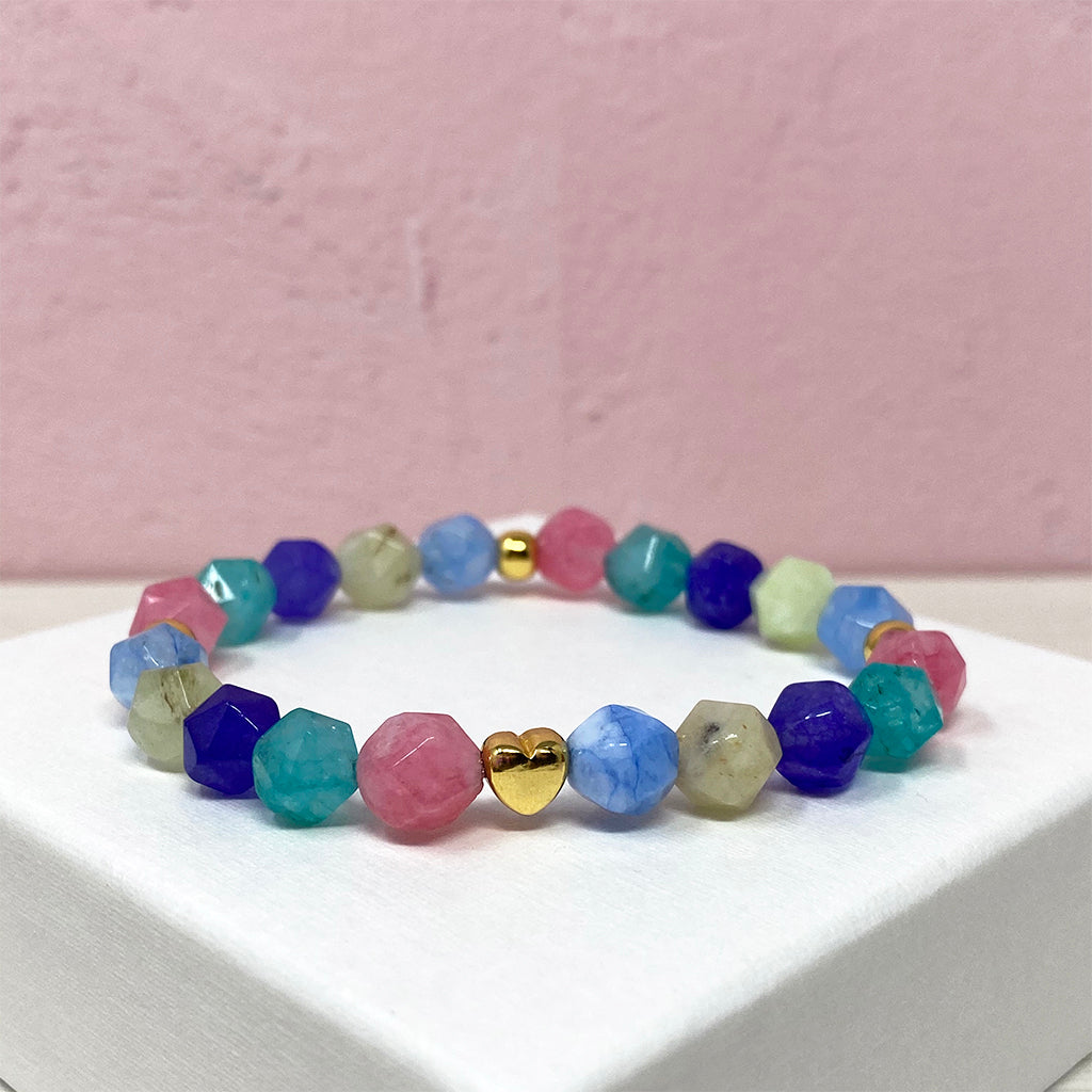 Isla gemstone beaded bracelet