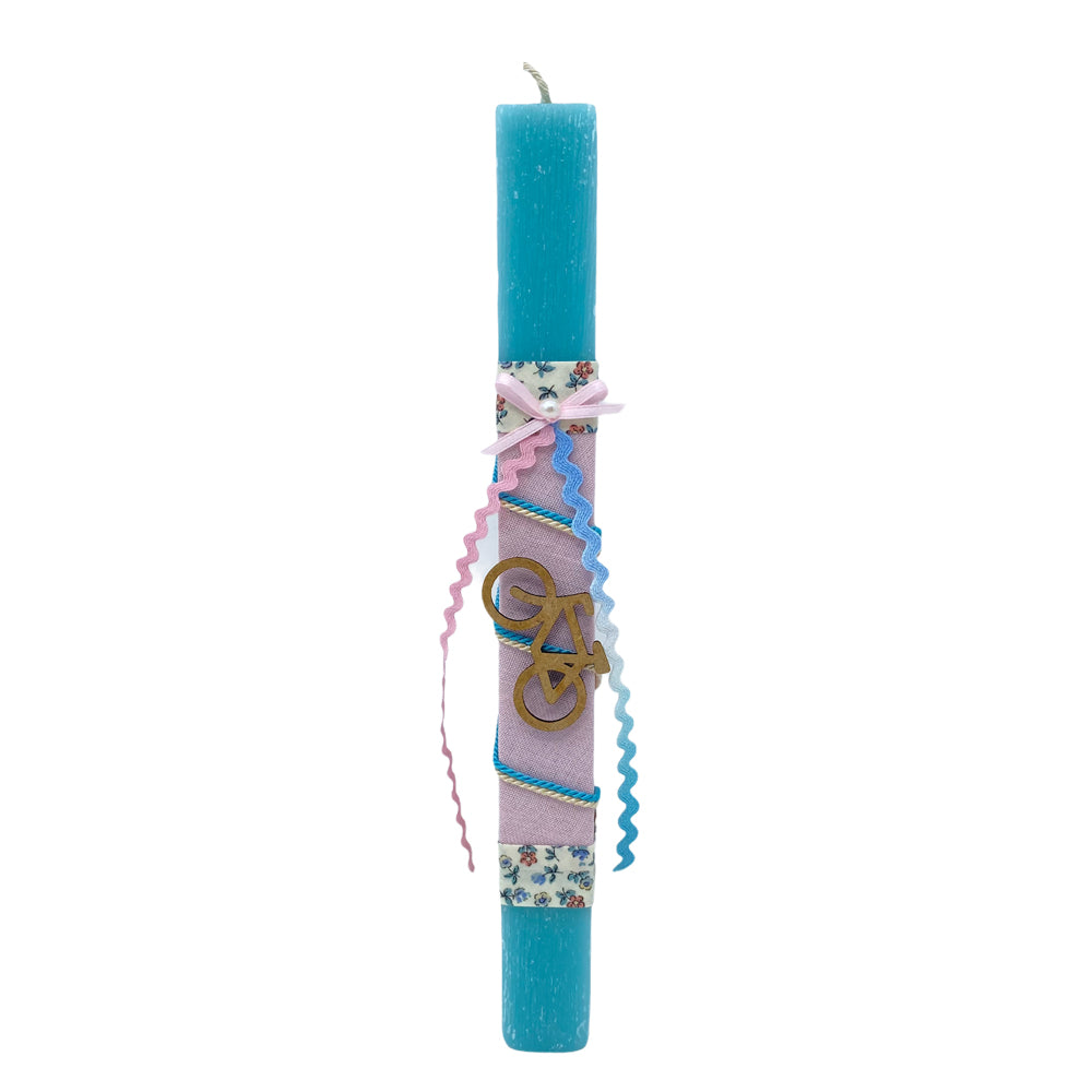 Scented Lambada (Λαμπάδα) Easter Candle- Bicycle