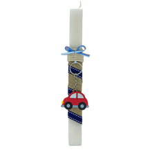 Load image into Gallery viewer, Scented Lambada (Λαμπάδα) Easter Candle- Hand painted car
