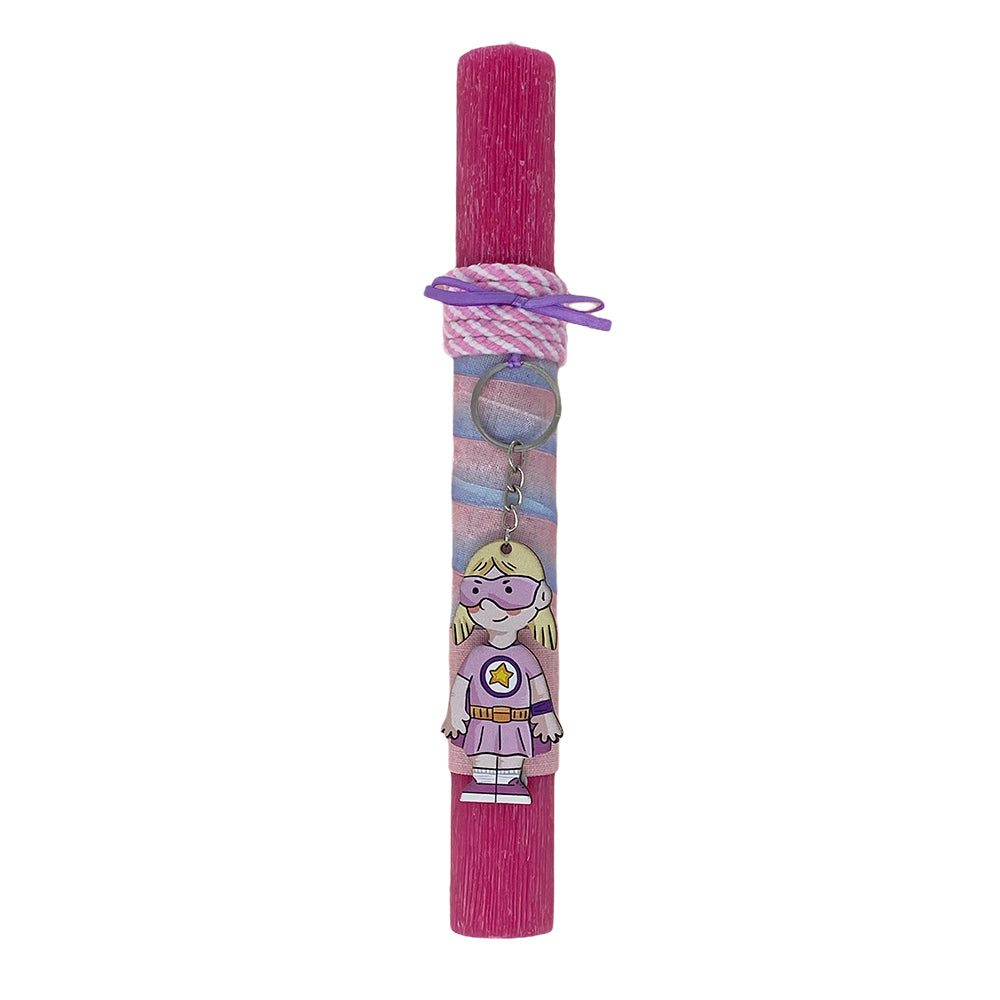 Scented Lambada (Λαμπάδα) Easter Candle- Supergirl