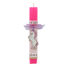 Load image into Gallery viewer, Scented Lambada (Λαμπάδα) Easter Candle- Unicorn
