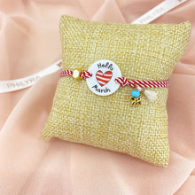 Load image into Gallery viewer, Martis - Greek March protection bracelet / Hello March!
